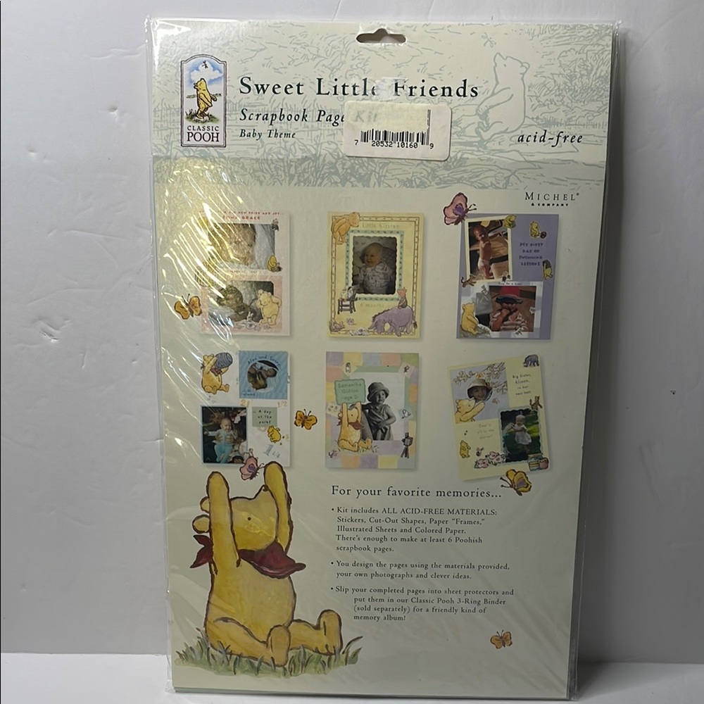 Sweet Little Friends Scrapbook Page Kit Baby Theme